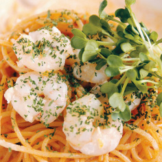 エビクリームスープスパゲティ